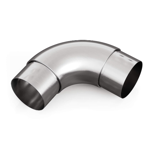 What are the benefits of using butt weld elbows in piping