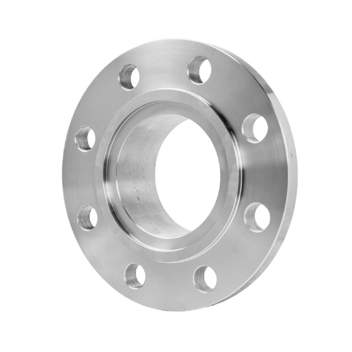 What materials are used for weld neck pipe flanges