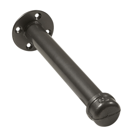 black pipe wall mount