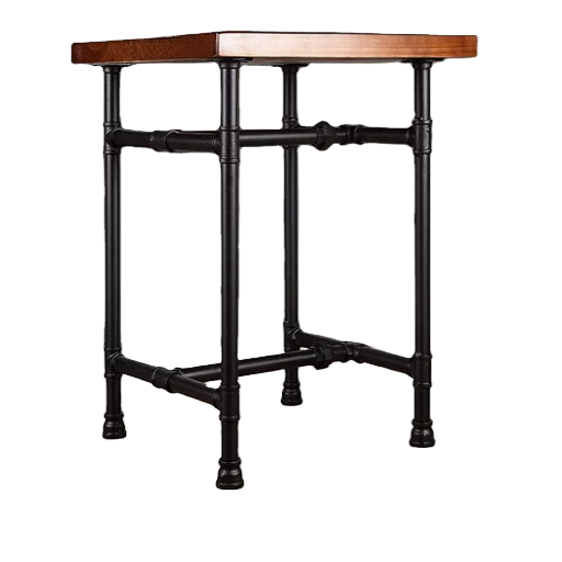 table with pipe legs