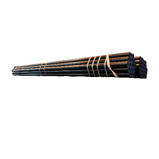black painted steel