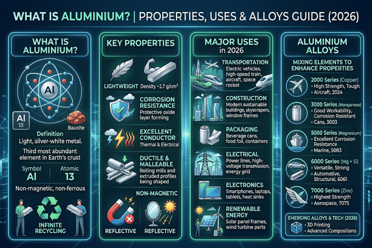 What Is Aluminium? Properties, Uses & Alloys Guide (2026)