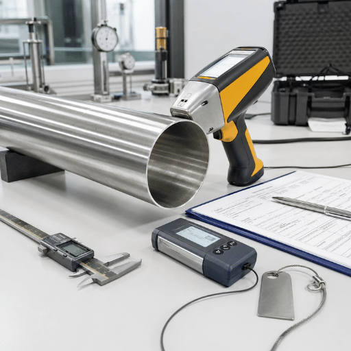 5-Field MTC Gate For Stainless 316 Pipe Inspection