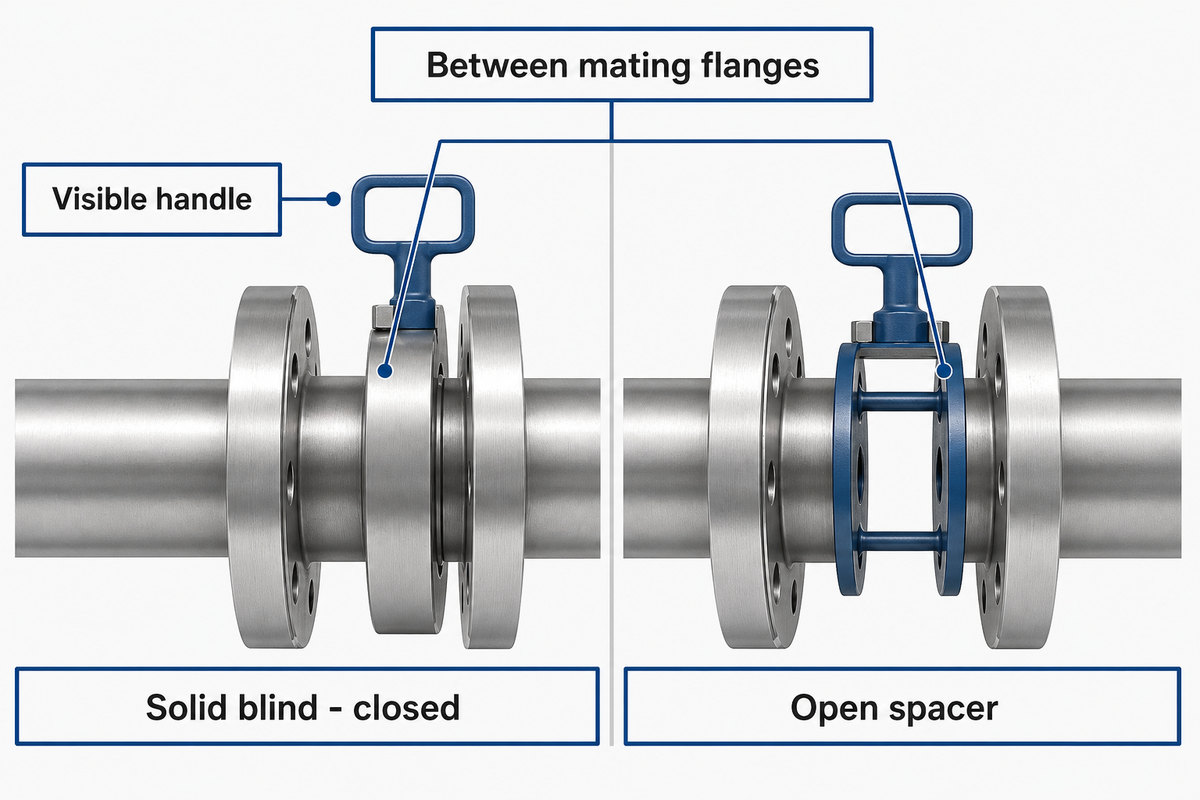 What Is a Slip Blind? How It Works and What It Is Not — Baling Steel