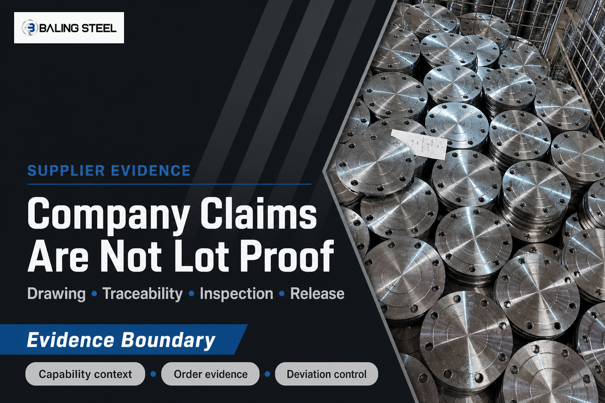 How to Evaluate a Supplier Without Overreading Marketing Claims — Baling Steel