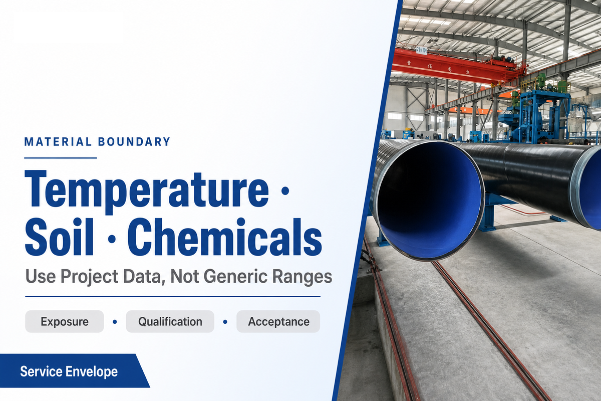 Temperature, Soil and Chemical Exposure Set the Material Boundary — Baling Steel