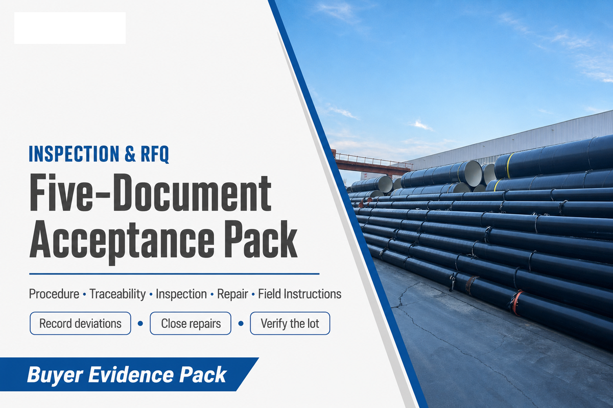 Inspection and RFQ: The Five-Document Acceptance Pack — Baling Steel